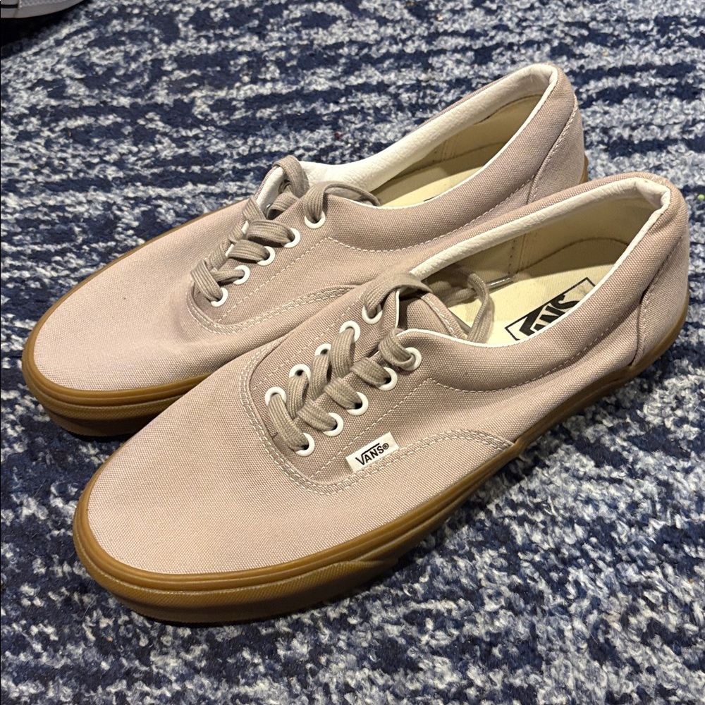 Vans Men's Light Taupe Canvas Sneakers
